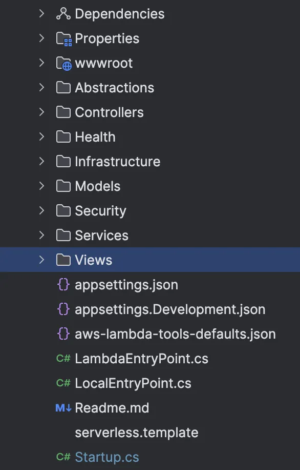 Project Structure with Embedded Resources